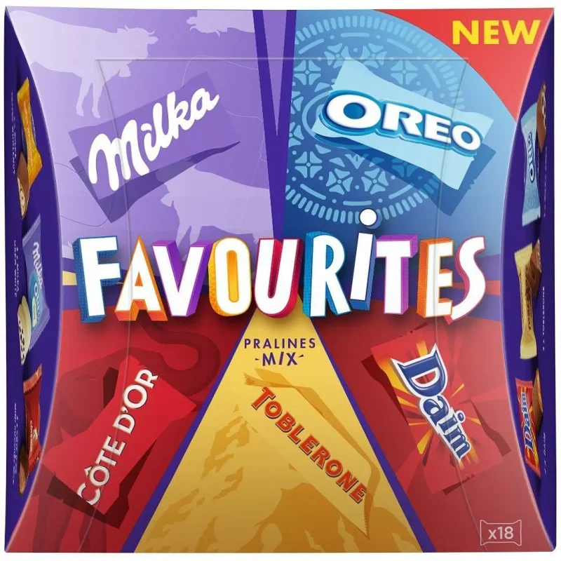 Бонбони MILKA FAVOURITES ASSORTMENT 159г