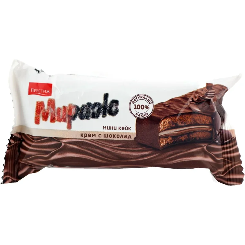 Мини кейк МИРАЖ шоколад 40г - МИРАЖ