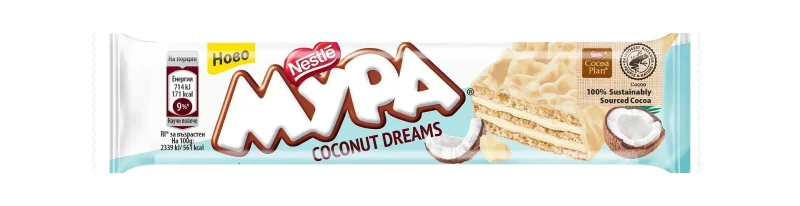 Вафла МУРА Coconut dreams 30.5 гр.