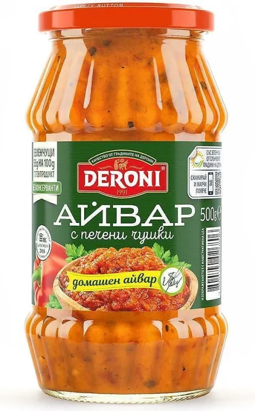 Aйвар DERONI с печени чушки 500г - DERONI