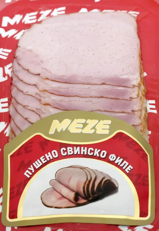 СВИНСКО ФИЛЕ МЕЗЕ ПУШЕНО 150 ГР.СЛАЙС - КОЛБАСО