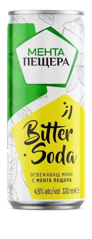 Микс мента ПЕЩЕРА Bitter Limon 4,5% 330 мл. - ПЕЩЕРА