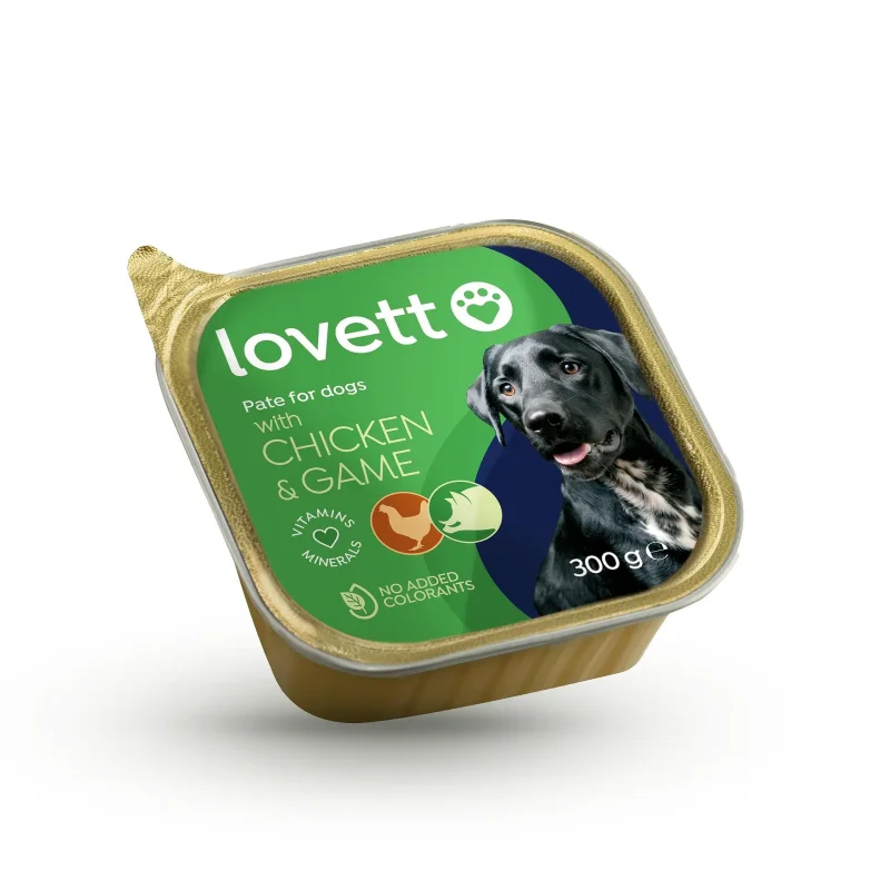 Пастет куче LOVETT пиле 300г - LOVETT