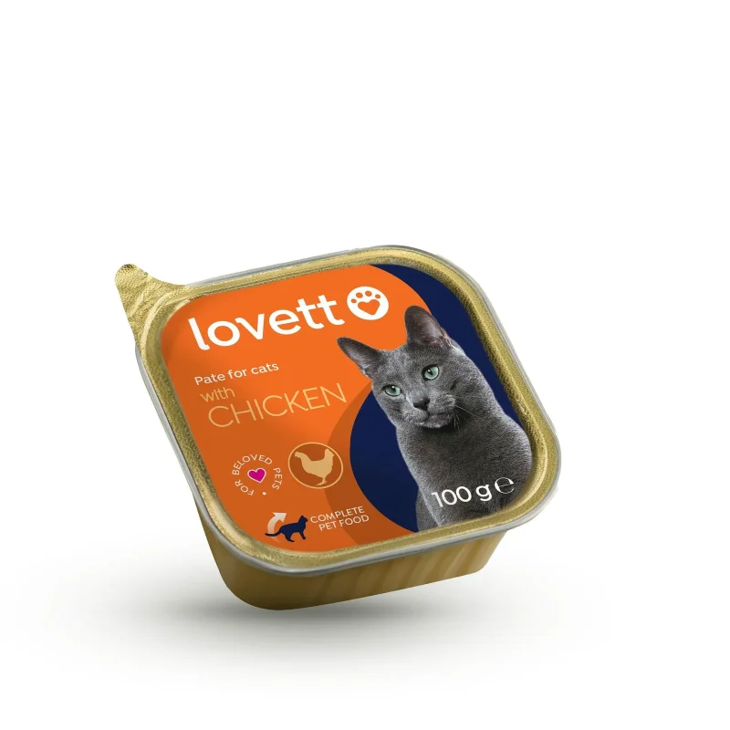 Пастет коте LOVETT с пиле 100г - LOVETT