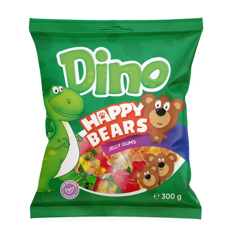 Желирани бонбони DINO Happy Bears 300 гр - DINO