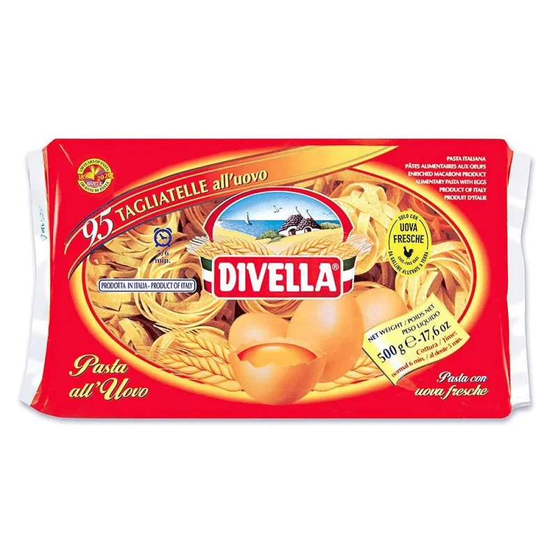 Талиатели DIVELLA с яйца 500 гр. - DIVELLA