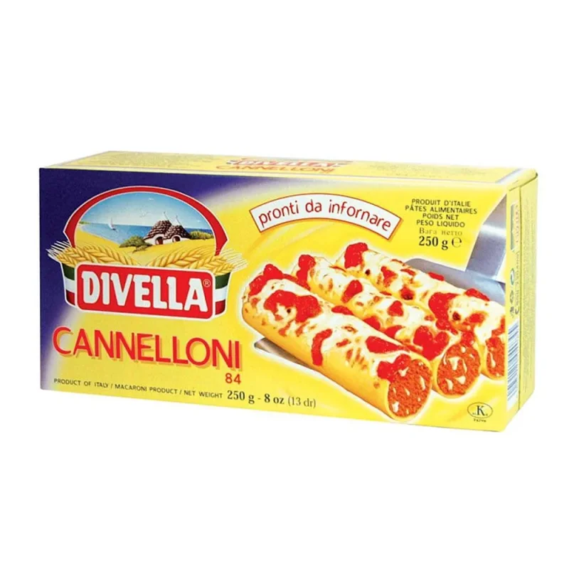 Канелони DIVELLA Cannelloni 84 250 гр. - DIVELLA