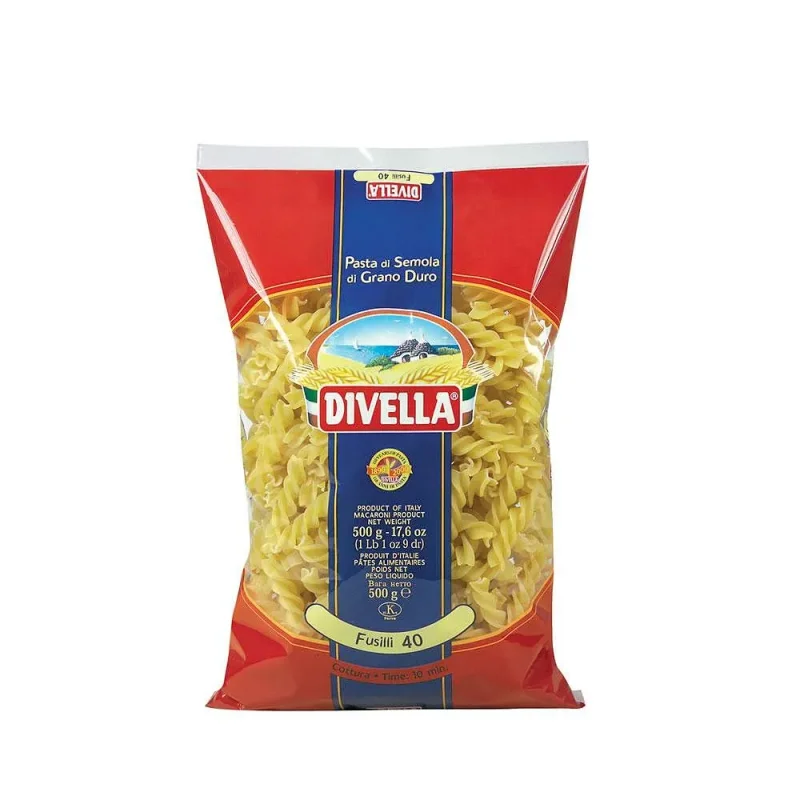 Макарони DIVELLA Fusilli 40 500 гр. - DIVELLA