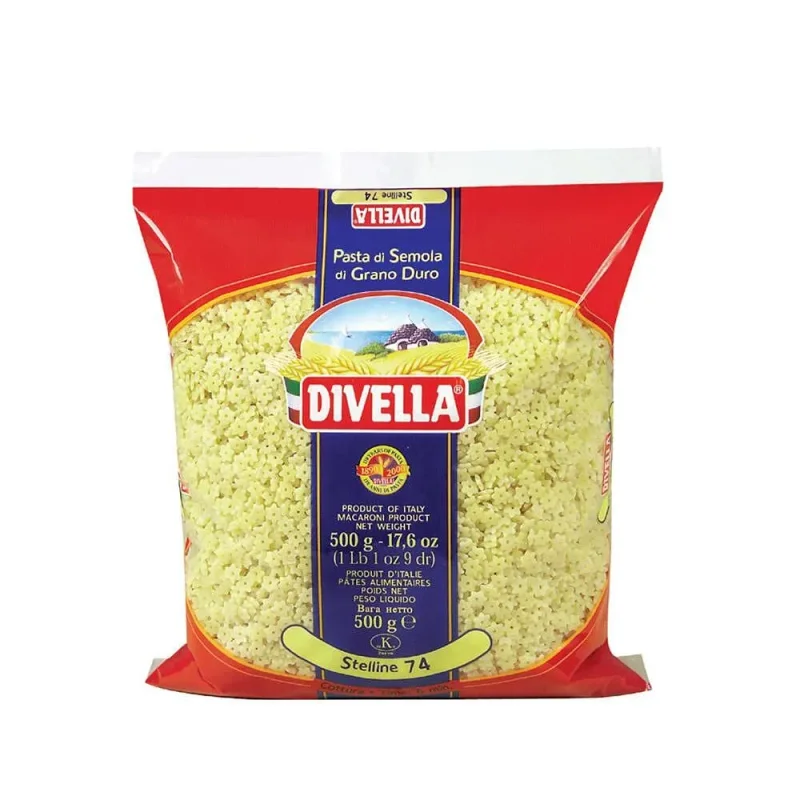 Макарони DIVELLA Steline 74 500 гр. - DIVELLA