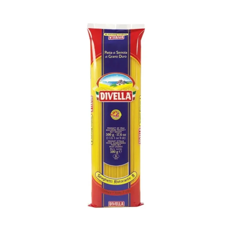 Спагети DIVELLA Spaghetti Ristorante 8 500 гр. - DIVELLA