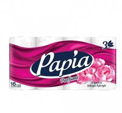 Тоалетна хартия PAPIA Exotic Parfume 100% цел. 3 пл. 16 бр. - PAPIA