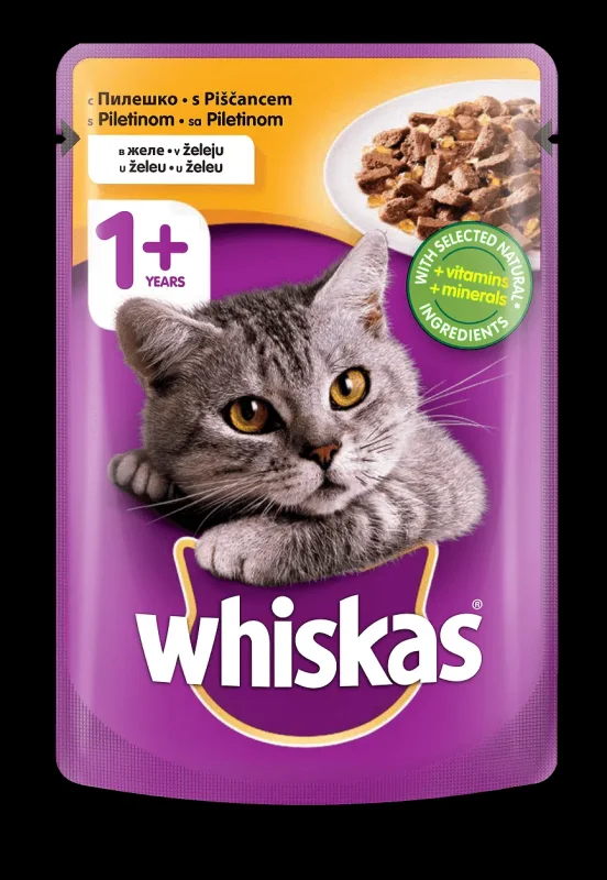 Пауч за котки WHISKAS пиле 85 гр. - WHISKAS