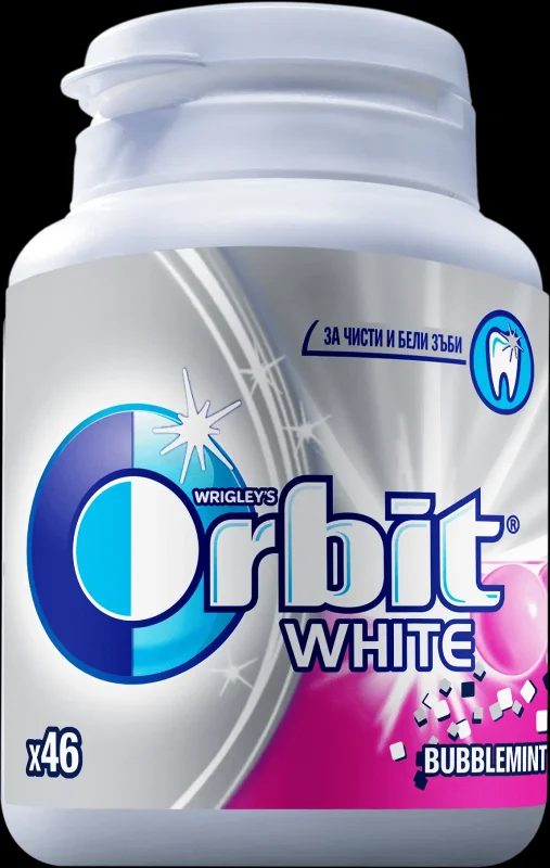 Дъвки ORBIT bubble bottle 46 дражета - ORBIT