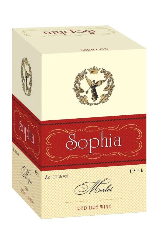 Вино SOPHIA Мерло 5 л. - SOPHIA