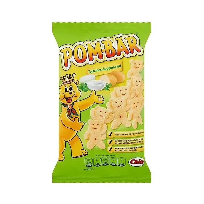 Снакс POM BAR сметана и лук 50г