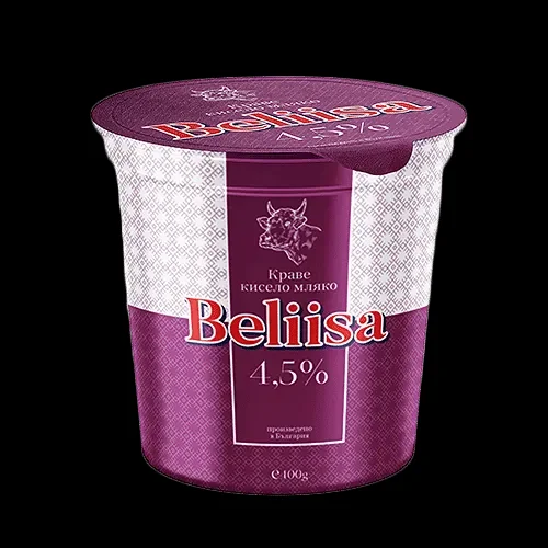 Кисело мляко БЕЛИИСА 4.5% 400 гр. - Beliisa