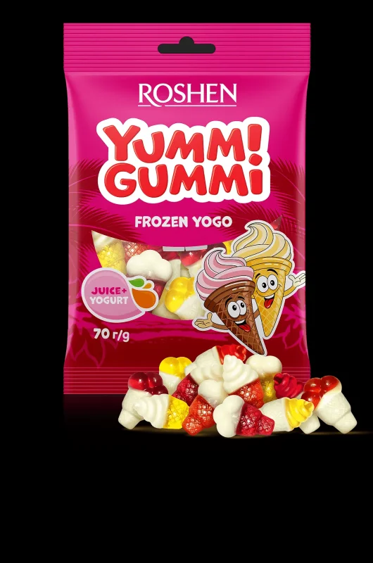 Бонбони YUMMI GUMM жели.frozen yogo 70г