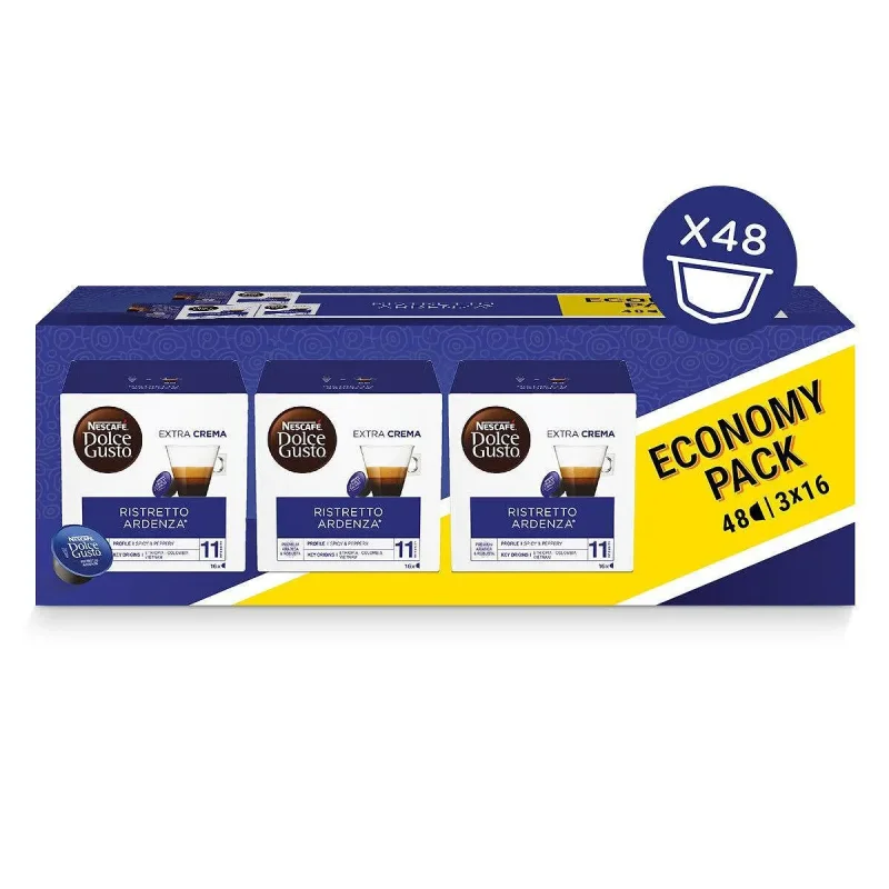 Кафе капсули NESCAFE Dolce Gusto Espresso Ristretto Ardenza 48 бр. - Nescafe Dolce Gusto