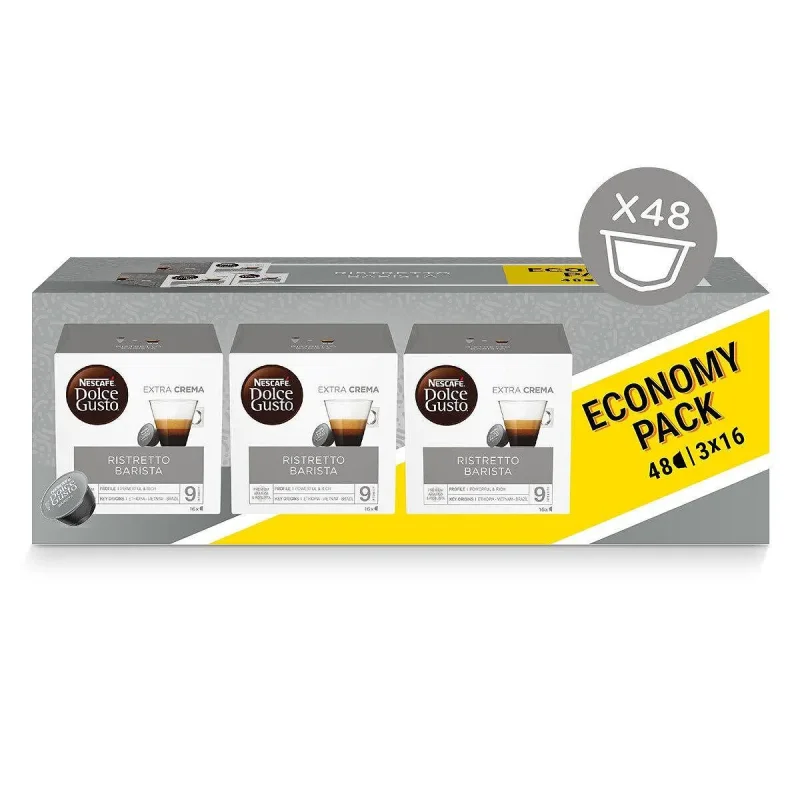 Кафе капсули NESCAFE Dolce Gusto Espresso Ristretto Barista 48 бр. - Nescafe Dolce Gusto