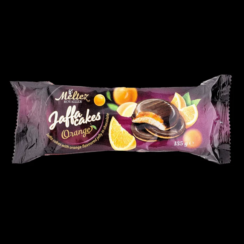 Бисквити MELTEZ ROYALLER Jaffa Cakes Orange 135 гр. - MELTEZ