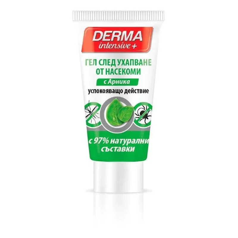 Репелент DERMA Int. гел след ухапване от насекоми 30мл - DERMA