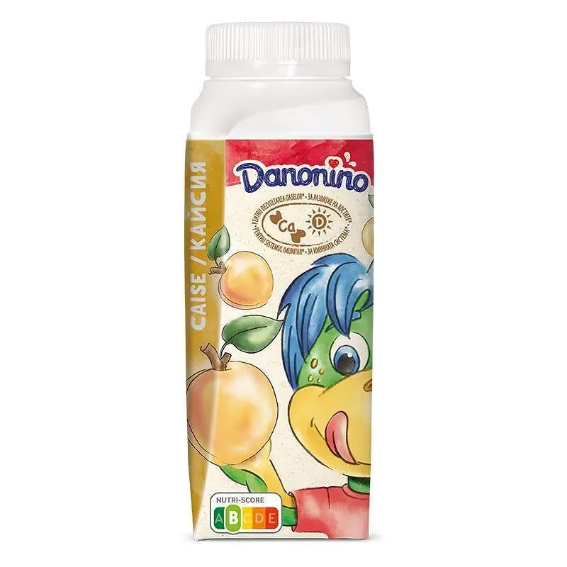 Млечна напитка DANONINO кайсия 190гр - DANONINO