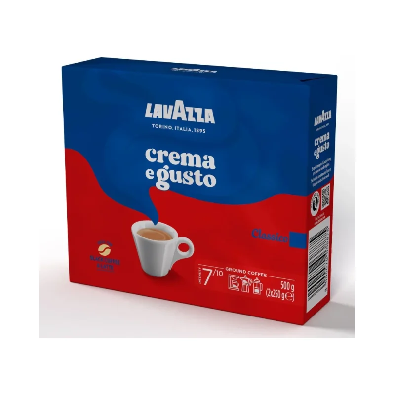 Мляно кафе LAVAZZA Crema e Gusto Classico 2x250 г - Lavazza