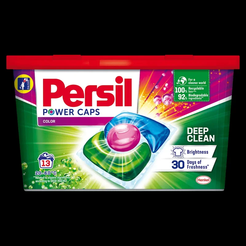 Капсули за пране PERSIL Power Caps Color 13 бр. - PERSIL