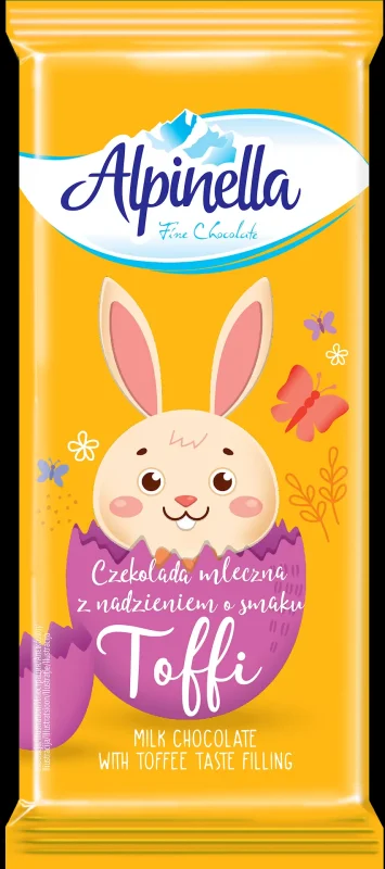 Шоколад ALPINELLA Великденски тофи 100 г - TERRAVITA