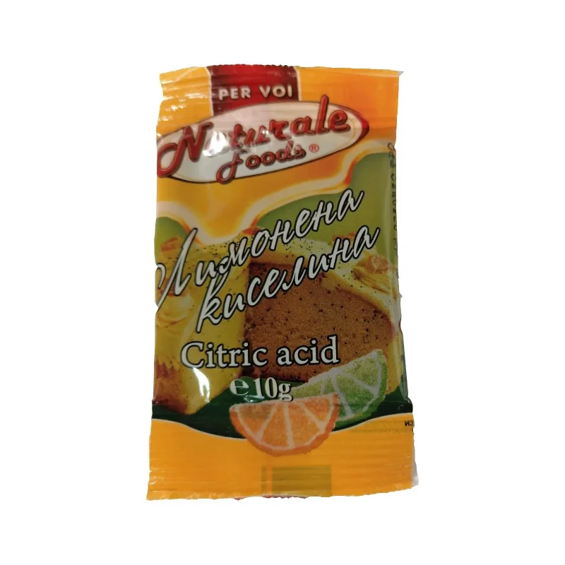 Лимонена киселина NATURALE FOODS 10г - Naturale Foods