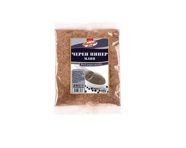 Черен пипер млян NATURALE FOODS 40гр - Naturale Foods