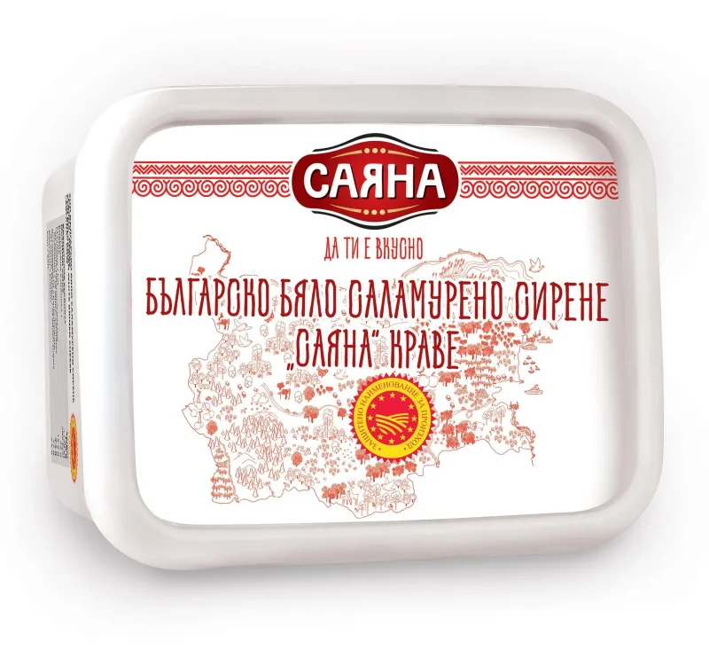 Краве сирене САЯНА ЗНП в кутия 800 г - САЯНА