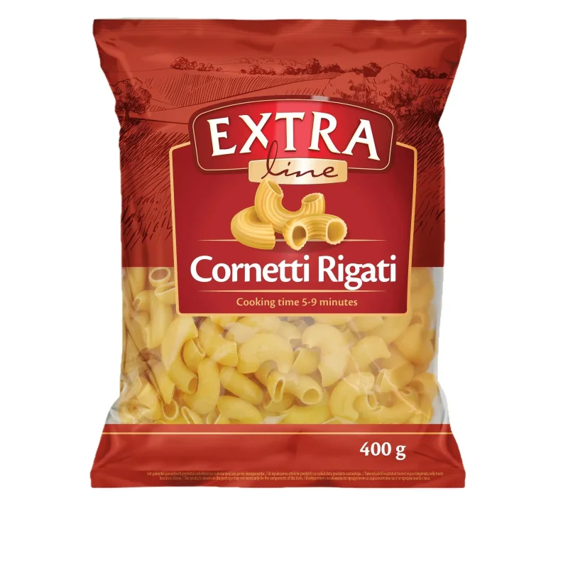Макарони EXTRA LINE Cornetti Rigati 400 г - EXTRA LINE