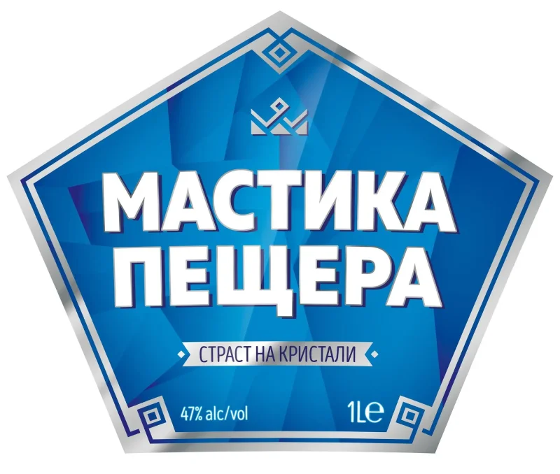Мастика ПЕЩЕРА 47% 1 л. - ПЕЩЕРА