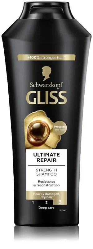GLISS ULTIMATE REPAIR Шампоан за увредена и суха коса, 400 мл. - GLISS