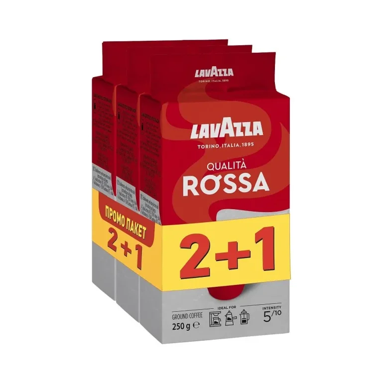 Kафе LAVAZZA Qualita Rossa 2+1 3x250 г - Lavazza