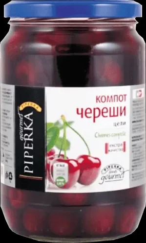 Компот РЕКОЛТА череши с костилка 720мл - РЕКОЛТА