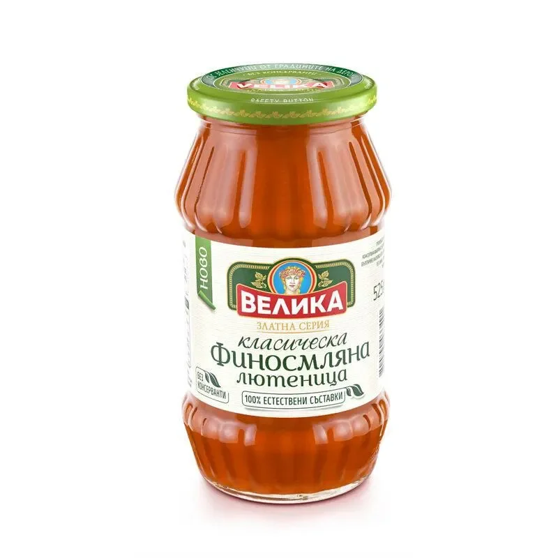 Лютеница ВЕЛИКА Златна серия класическа финосмляна 525 г - DERONI