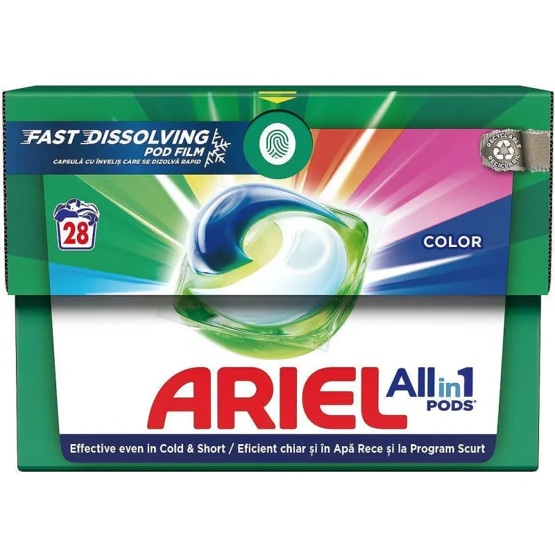 Капсули за пране ARIEL Allin1 Color 28бр - ARIEL