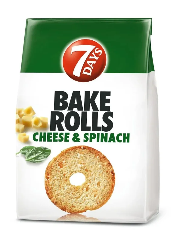 BAKE ROLLS 7DAYS BRAN Спанак,сирене 112 гр. - BAKE ROLLS