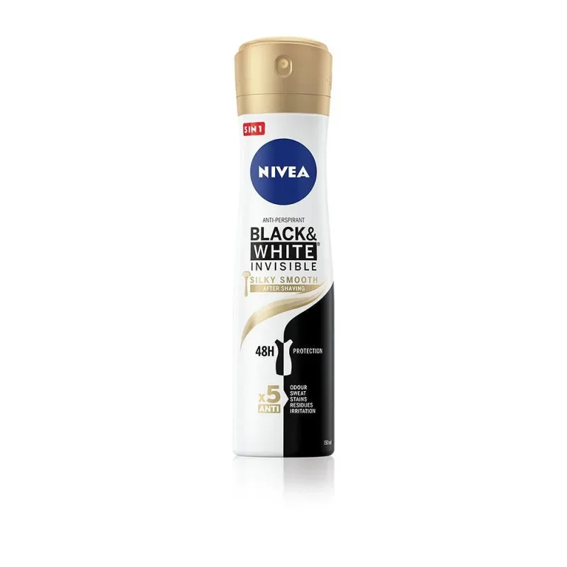 Дезодорант NIVEA Black&White Silky 150мл - NIVEA
