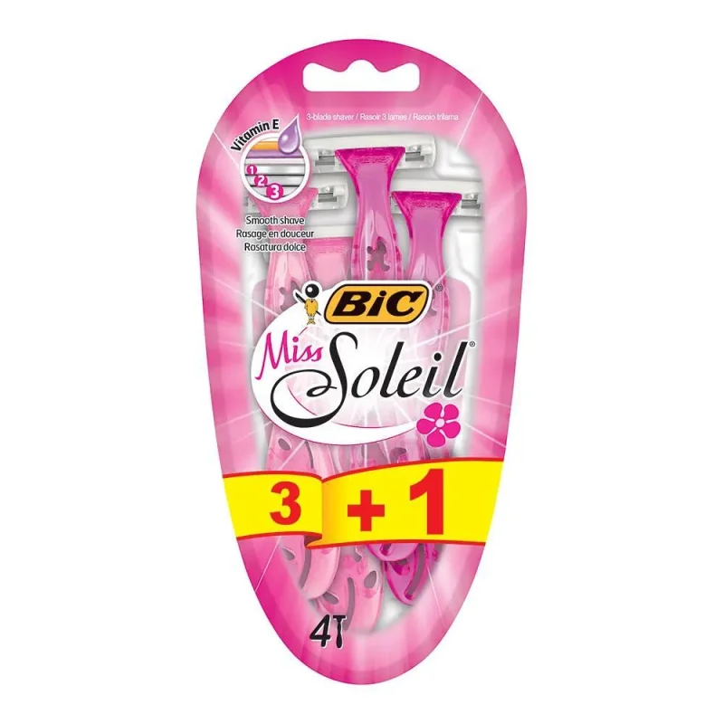 Самобръсначка BIC MISS SOLEIL 3+1бр - BIC