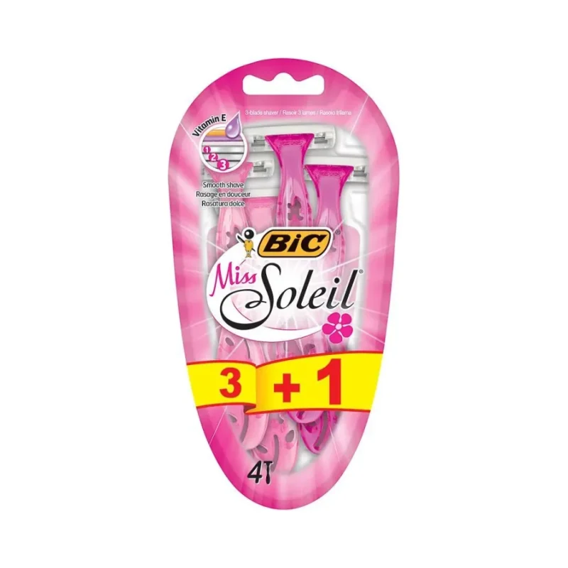 Самобръсначка BIC MISS SOLEIL 3+1бр - Bic