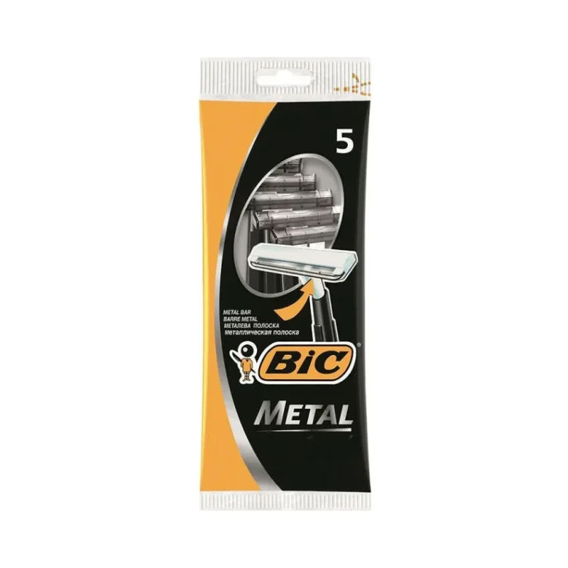 Самобръсначка BIC Metal 5бр.