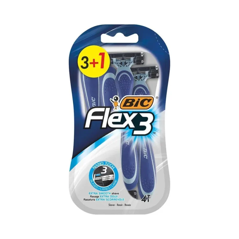 Самобръсначка BIC FLEX3 3+1бр - Bic