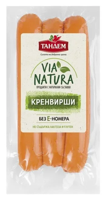 Кренвирш VIA NATURA 180гр - ТАНДЕМ