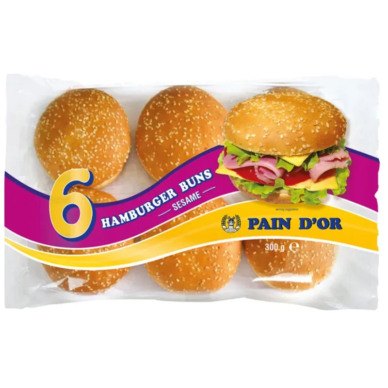 Сандвич хамбургер PAN D'OR сусам 320гр - PAN D'OR