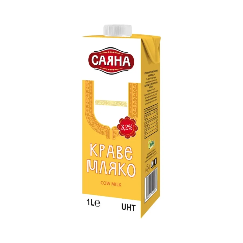Мляко САЯНА UHT 3.2% 1л - САЯНА