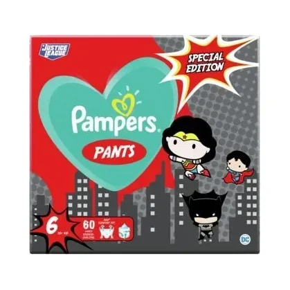Беб.пелени PAMPERS S6 Warner bros 60бр - PAMPERS