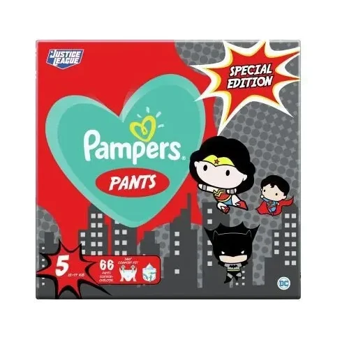 Беб.пелени PAMPERS S5 Warner bros 66бр - PAMPERS